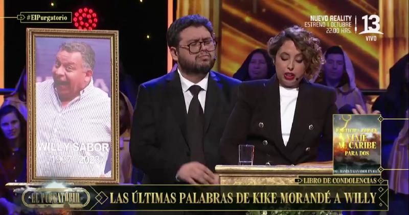 Chiqui Aguayo leyó el libro de condolencias en el funeral de Willy Sabor