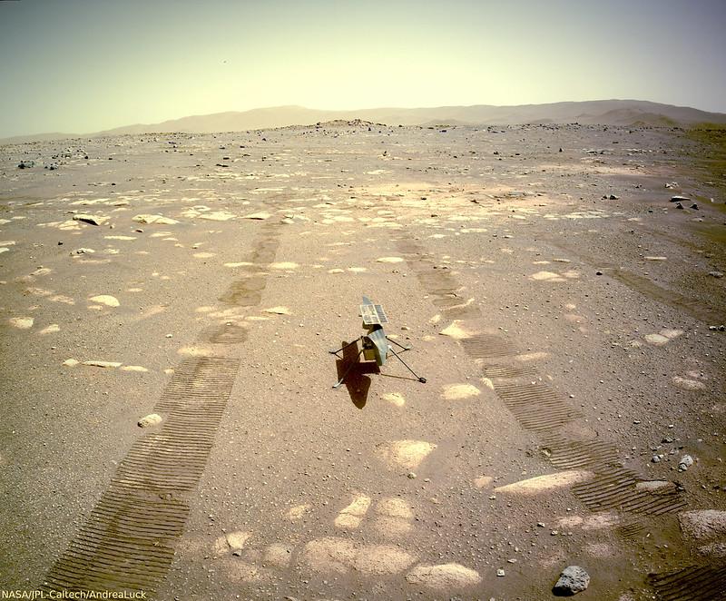 Helicóptero aeroespacial Ingenuity de la NASA