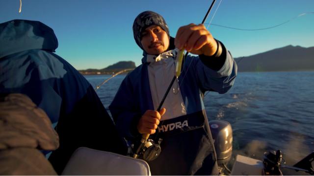 En "A la Pesca", salieron a pescar sierras y pejerreyes de mar en Hornopirén.
