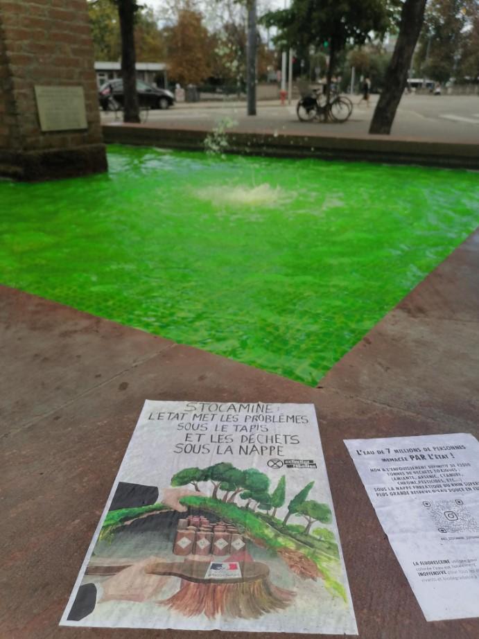 Peces muertos tras manifestación ecológica