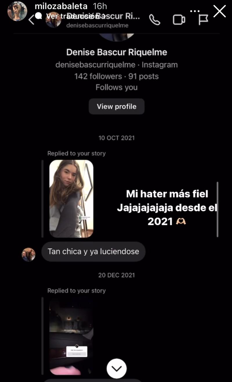 Hija de Jorge Zabaleta denunció hostigamiento en redes sociales
