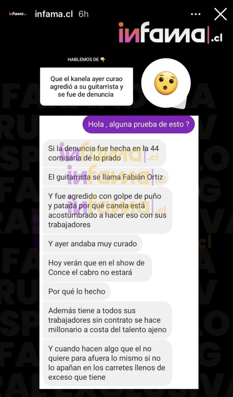 Aseguran que Kanela agredió a guitarrista