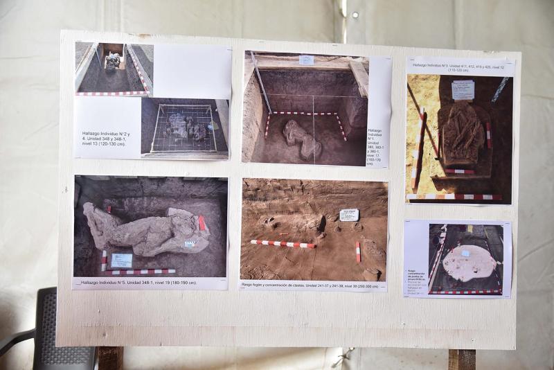 Hallazgo arqueológico Metro de Santiago