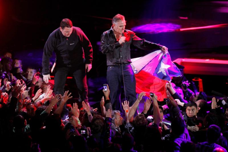 Morrissey en el Festival de Viña 2012