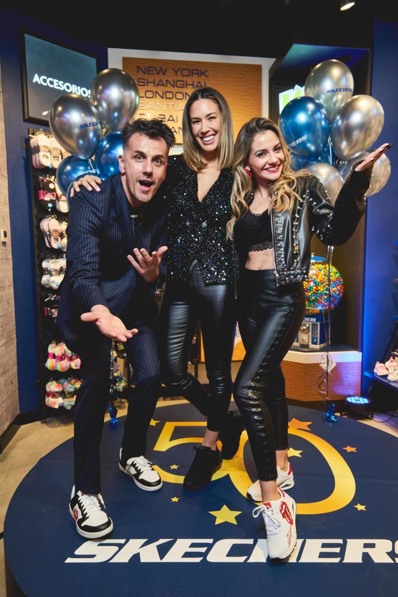 Sergio Lagos, Vanesa Borghi y Rayen Araya