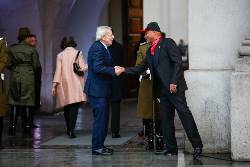 Tom Morello en La Moneda