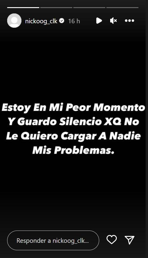 Nickoog genera preocupación con sus mensajes