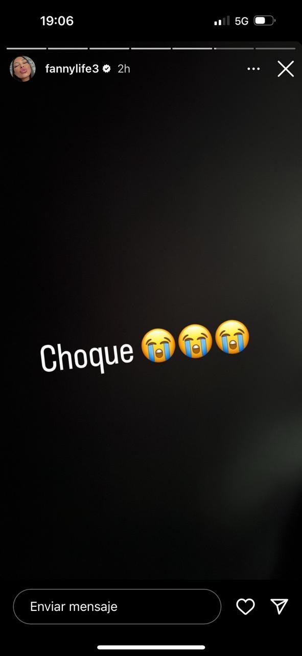 Fanny Cuevas sufre fuerte accidente