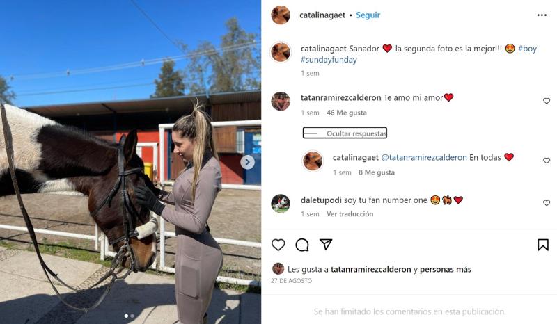 Mensaje de Sebastián Ramírez y su nueva pareja