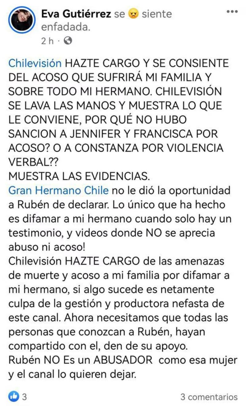 Hermana de Rubén Gutiérrez alza la voz