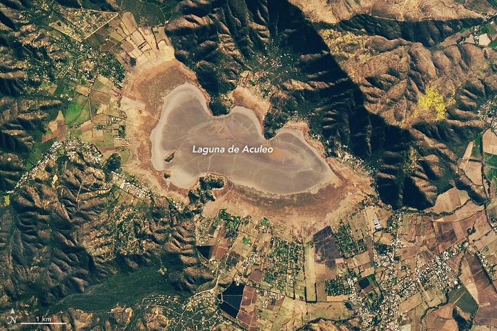 Laguna de Aculeo captada el 18 de mayo de 2023.
