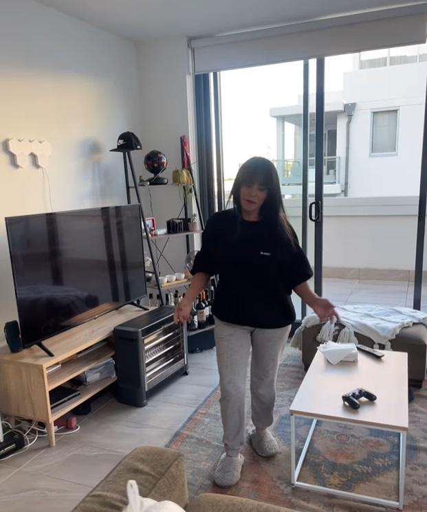 Anita Alvarado mostró el departamento donde viven sus hijas en Australia