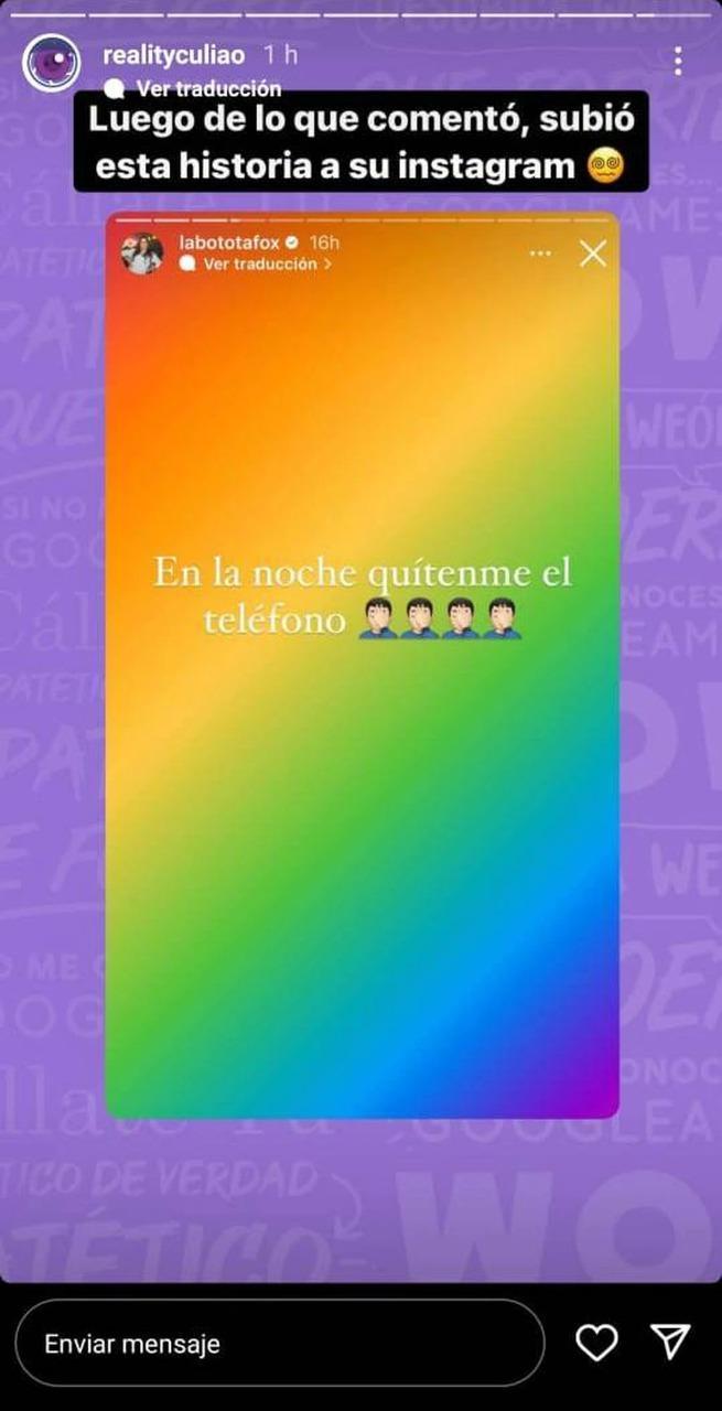 Botota Fox se disculpó