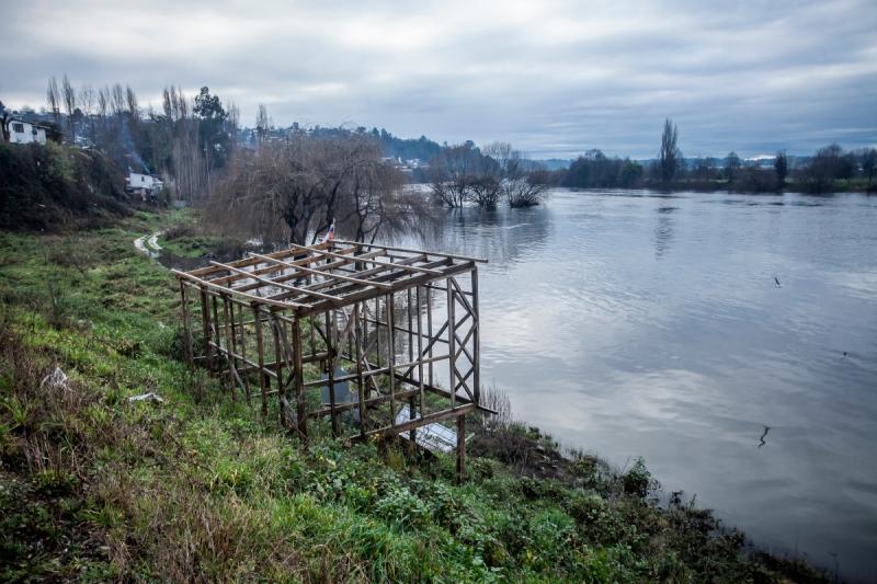 Crecida Río Rahue, Osorno. Referencial