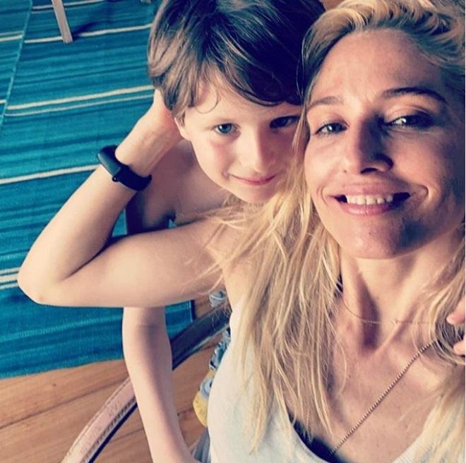 Mane Swett y su hijo