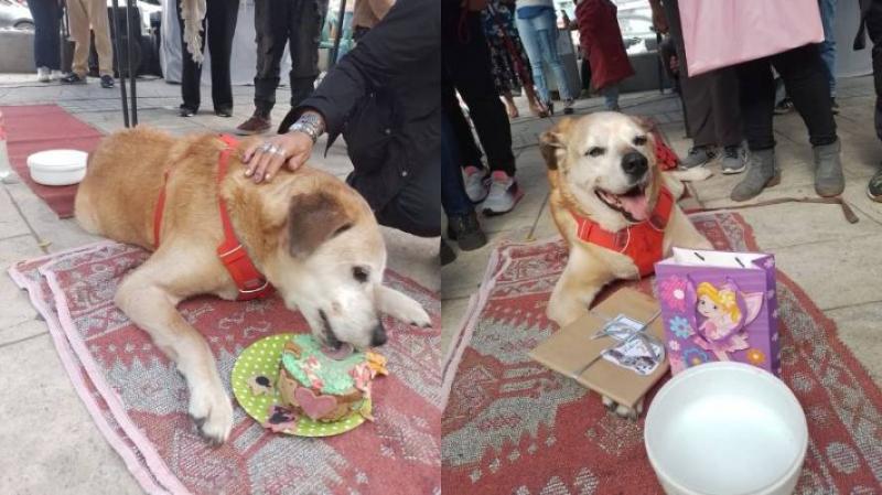 Luis Apolo celebrando su cumpleaños