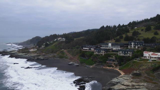 Hotel restaurant Puramar en Curanipe.