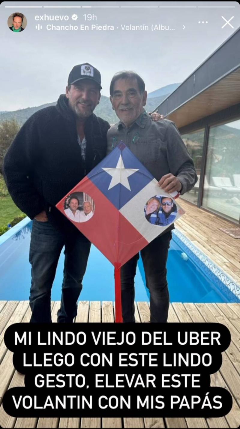 Daniel Fuenzalida recordó a sus padres con especial detalle dieciochero