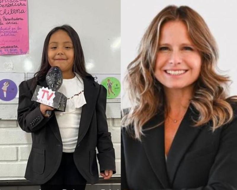 Alumna de 1° básico emociona a Soledad Onetto: Realizó disertación sobre la periodista