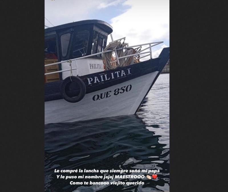 Pailita entrega especial regalo a su padre: "Era su sueño”