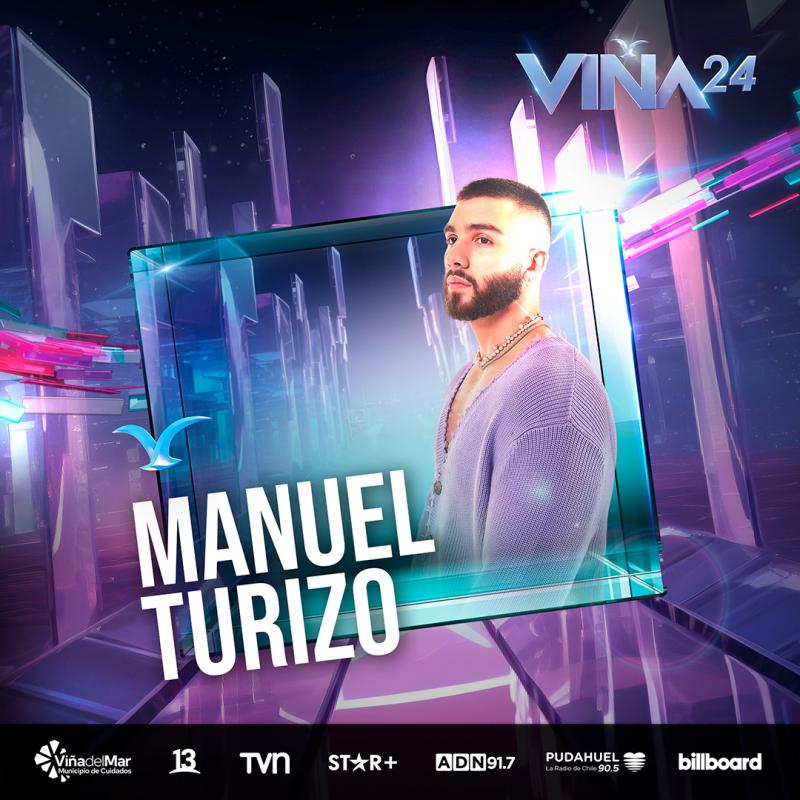 Exitoso cantante y compositor Manuel Turizo se presentará en Viña 2024