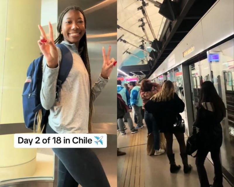 Santiago 2023: Atleta estadounidense asegura que el Metro de Santiago es mejor que el de Nueva York