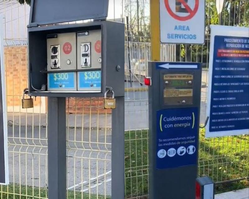 Usuario denunció cobro para echar aire en bencinera: empresa respondió