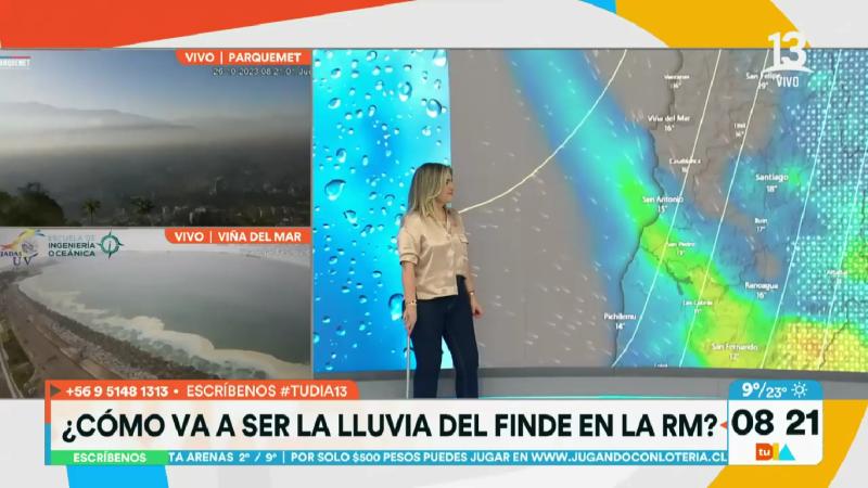 Sistema frontal fin de semana largo: lluvia viene con río atmosférico