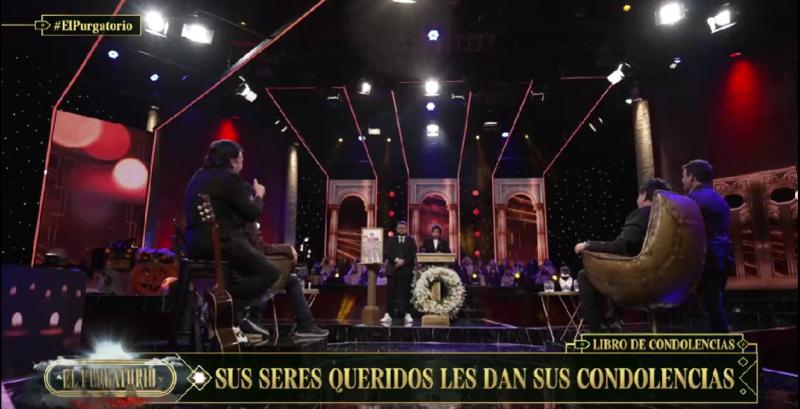 Chiqui y Luis leyeron el libro de condolencias en el funeral de “Los atletas de la risa”