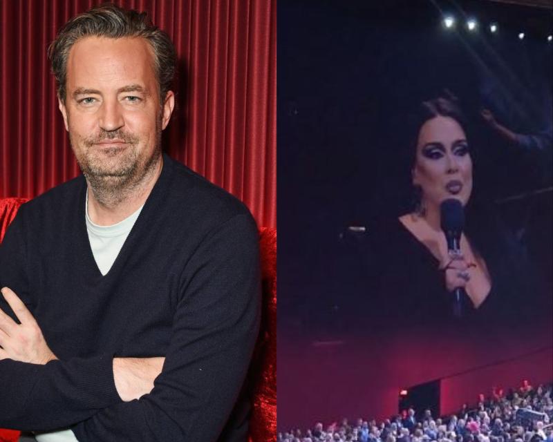 “Es tan chocante”: Adele rindió homenaje a Matthew Perry