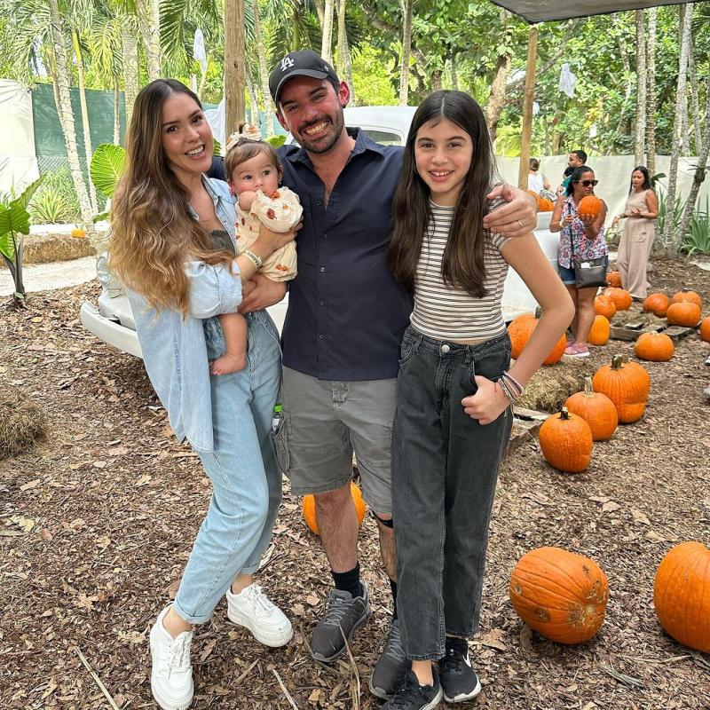 Carolina Mestrovic y su familia