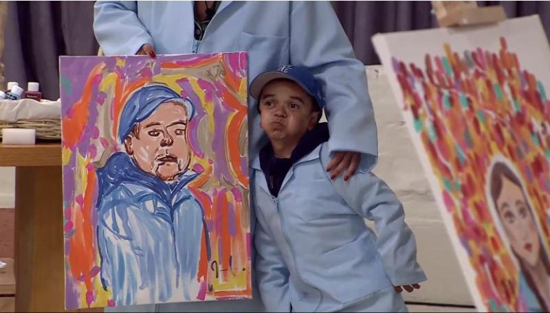 Retrato de Miguelito hecho por Dani Castro - Tierra Brava