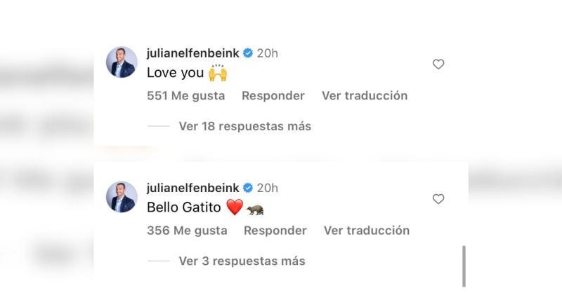 Mane Swett recibe todo el apoyo de Julián Elfenbein