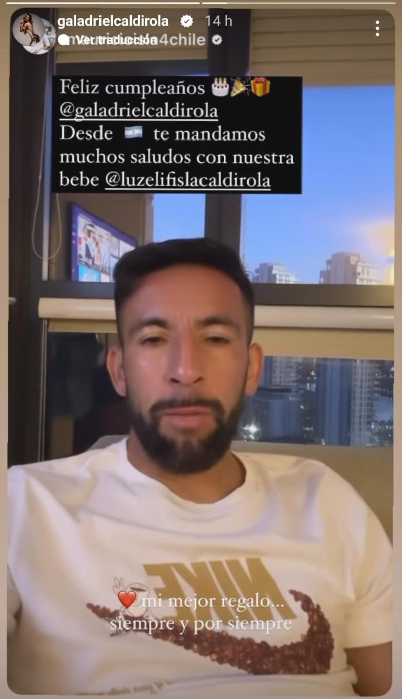 Gala Caldirola lanza romántico mensaje a Mauricio Isla