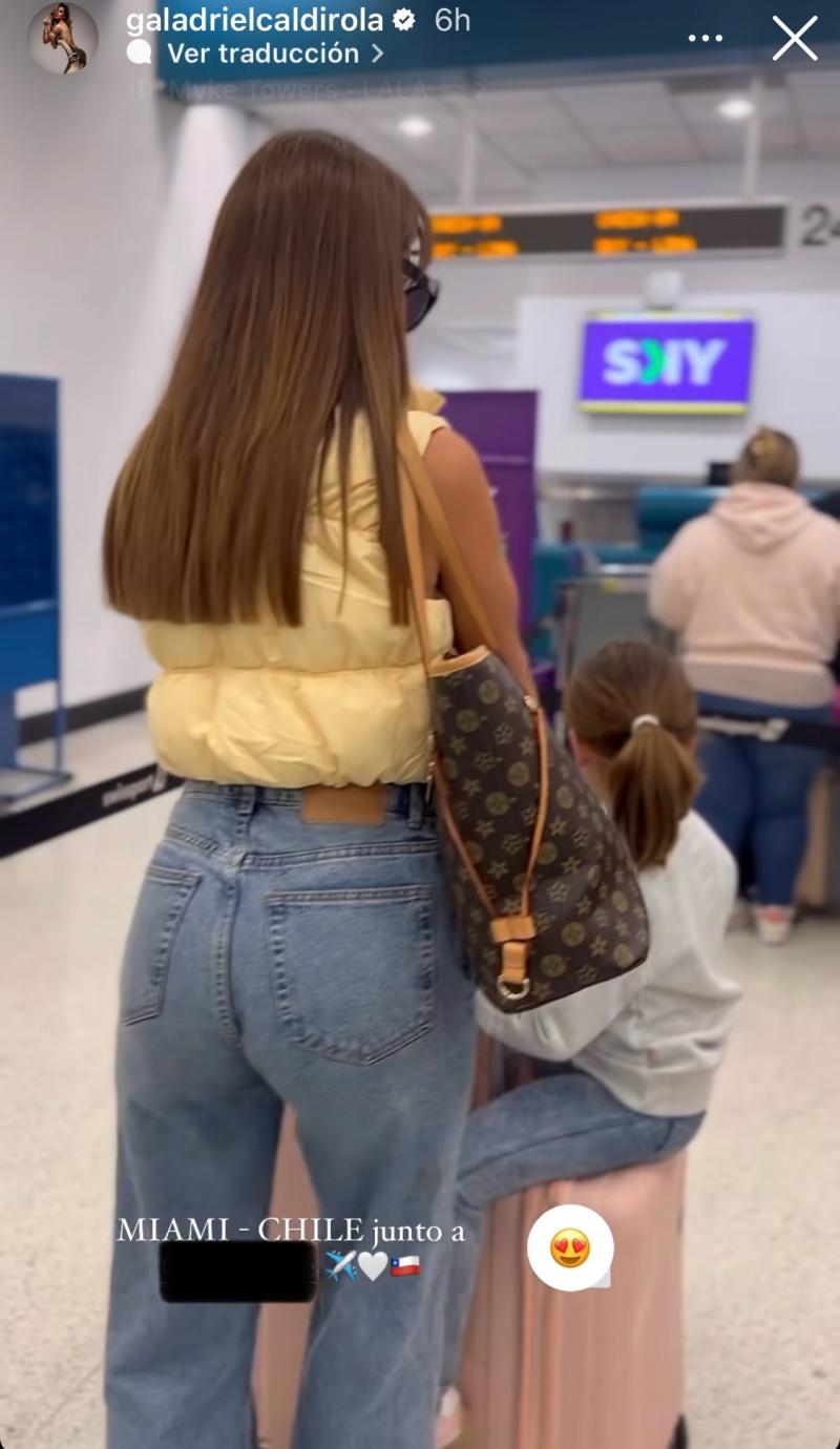 Gala Caldirola regresa a Chile - Instagram