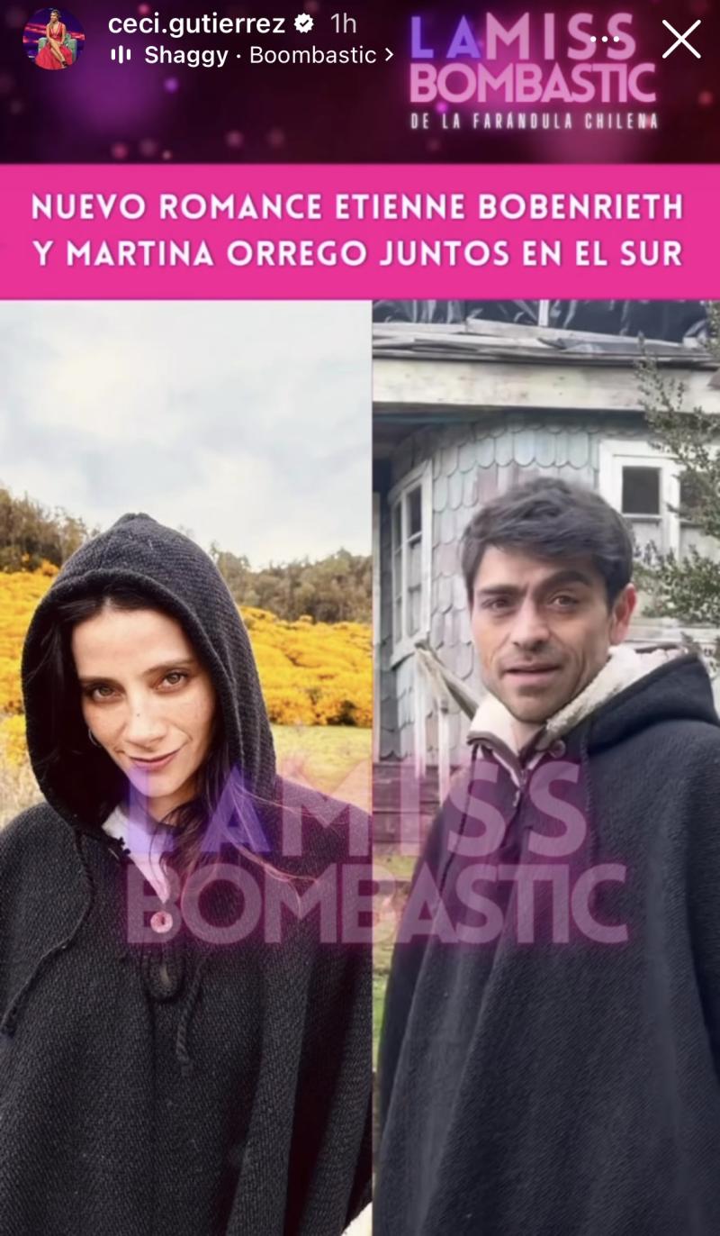 Etienne Bobenrieth tendría romance con Martina Orrego