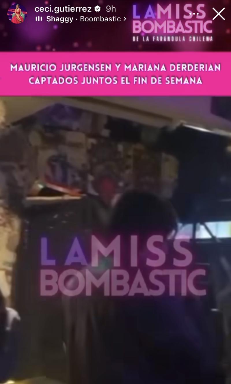 Filtran video de Mariana Derderián y Mauricio Jürgensen