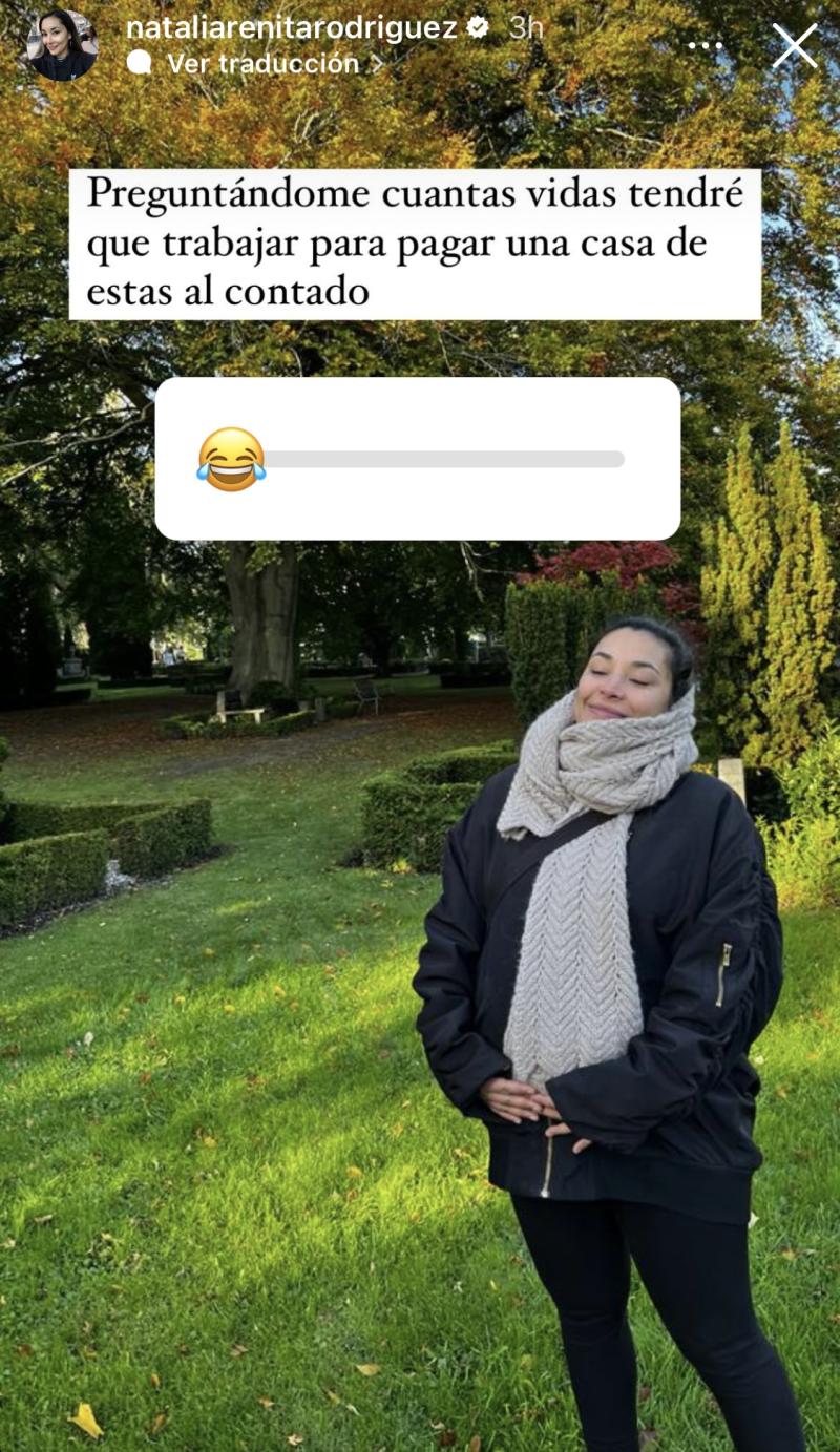 Natalia Rodríguez bromea con los precios de las casas en Dinamarca