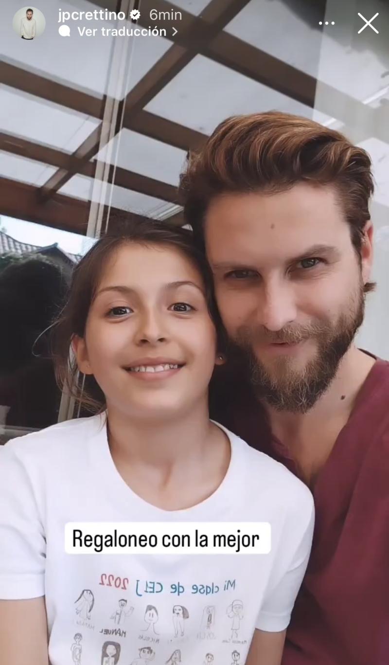 Jean Philippe Cretton y su hija Moana