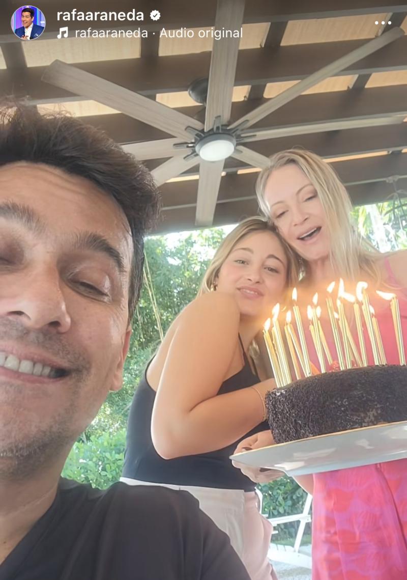 Marcela Vacarezza y Rafa Araneda celebran los 20 años de su hija Florencia