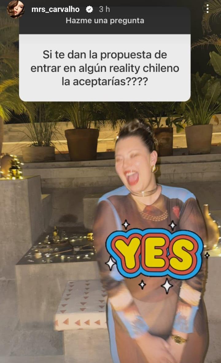 Michelle Carvalho y su posible regreso a reality