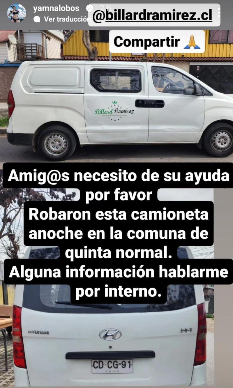 Yamna Lobos y el robo a su esposo