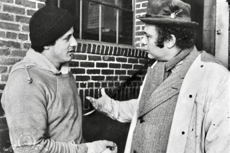 Sylvester Stallone y Burt Young