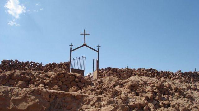 Cementerio La Noria, imagen de X (es Twitter)