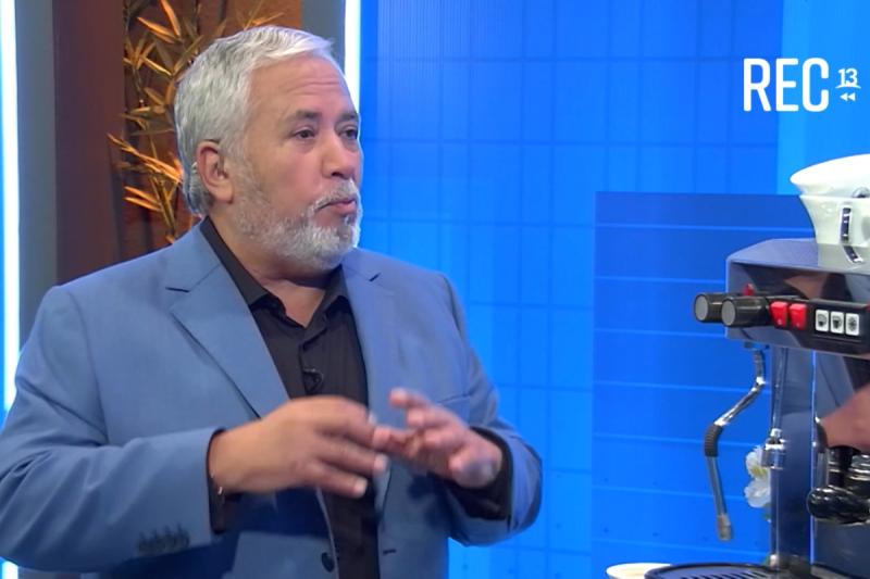 Mario Mezza entrevistando a Susana Roccatagliata