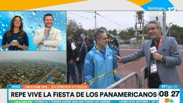 "Cuando quieras vas a la casa...": Repenning sacó carcajadas con divertido chiste