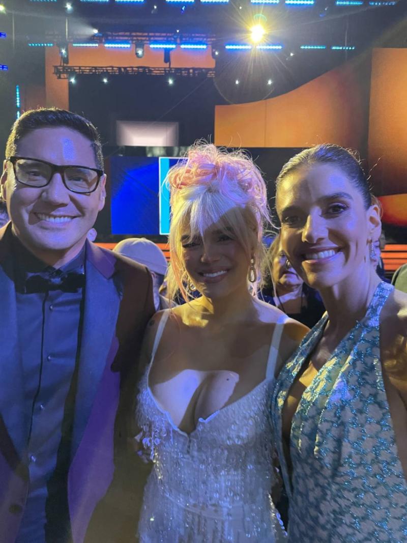 Francisco Saavedra y María Luisa Godoy deslumbraron en la alfombra de los Billboard Latin