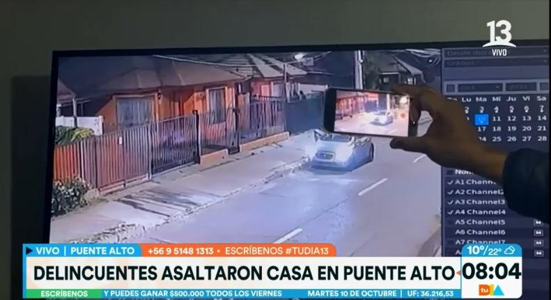 Violento asalto a casa de Puente Alto