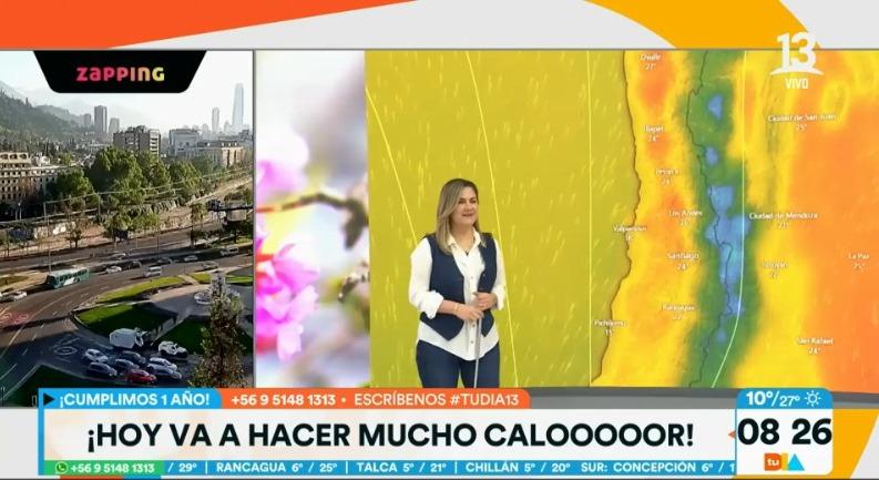 Llegó el calor: Revisa el pronóstico del tiempo para este viernes 13 de octubre