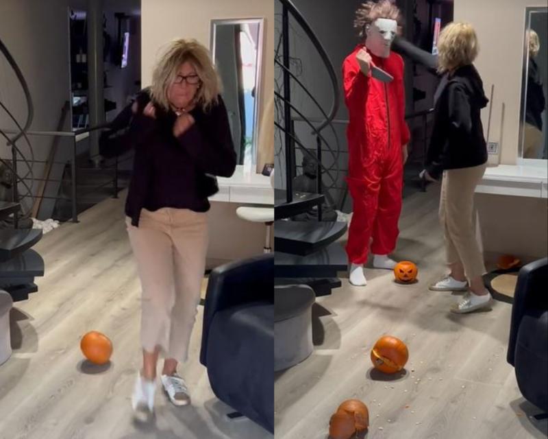 ¿Dulce o truco?: joven intentó realizar una broma de Halloween a su madre, pero terminó a golpes